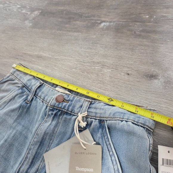 NWT Oliver Logan - Women's Thompson Low Slung Wide Leg Denim Jeans - Size 26 - Picture 11 of 16